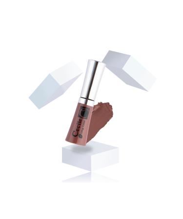 Cecile Long Kisses Lipgloss Liquid Permanent Lipstick No:35 Chocolate Fondue
