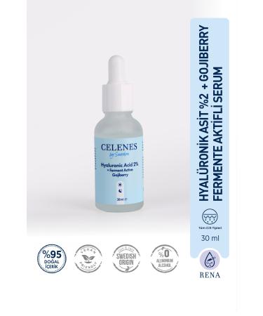 Celenes by Sweden Hyaluronic Acid 2% +Ferment Active Gojiberry Facial Serum