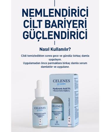 Celenes by Sweden Hyaluronic Acid 2% +Ferment Active Gojiberry Facial Serum - Buy Online on GoSupps.com