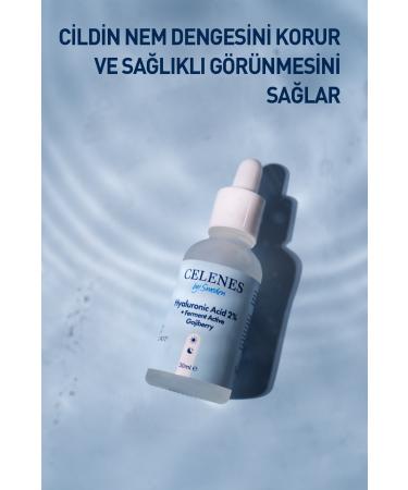 Celenes by Sweden Hyaluronic Acid 2% +Ferment Active Gojiberry Facial Serum - Buy Online on GoSupps.com