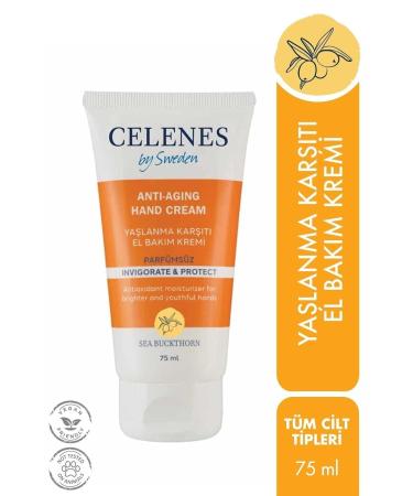 Celenes by Sweden Sea Buckthorn Anti-Aging Hand Cream 75ml
