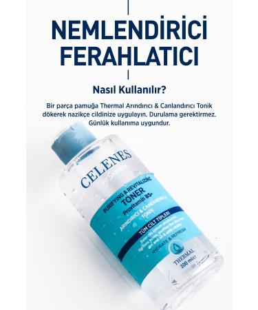 Celenes by Sweden Thermal Purifying & Revitalizing Toner 200 ml - Buy Online on GoSupps.com