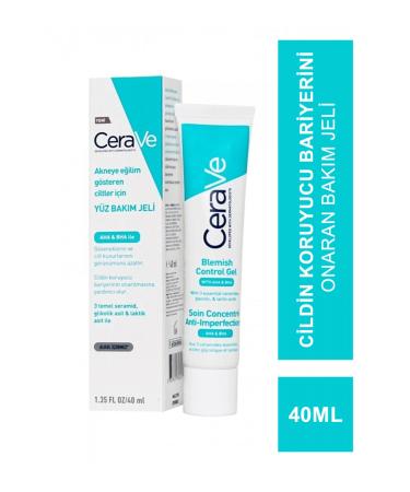 CeraVe Aha/bha Face Care Gel for Acne Skin 40 Ml