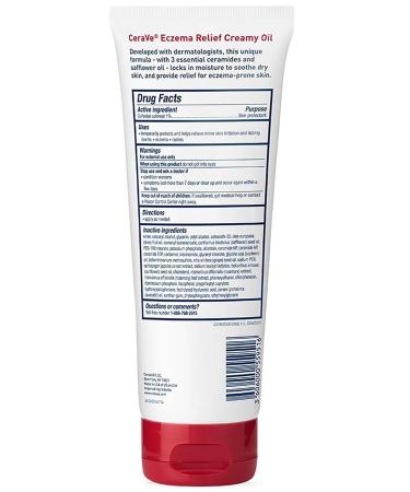 CeraVe Eczema Relief Creamy Oil Moisturizing Cream 236ML - Buy Online on GoSupps.com