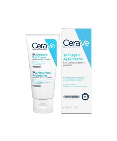 CeraVe Moisturizing Foot Cream for Dry Rough and Cracked Feet 88 ml