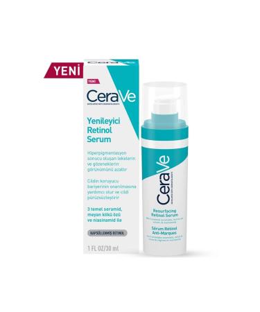 CeraVe Retinol Serum for Oily and Irregular Skin Helps to Minimize the Appearance of Pores 30 ml