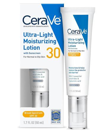 CeraVe Ultra Light SPF30 Moisturizing Face Lotion 50ML - Buy Online on GoSupps.com
