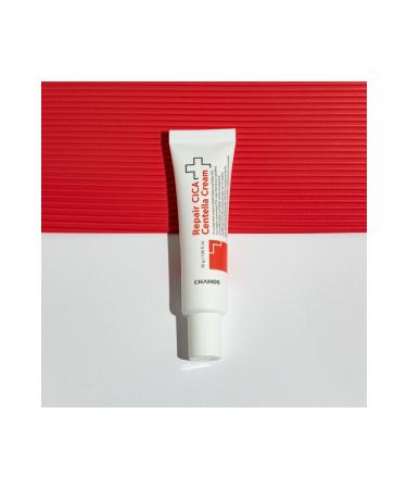 Chamos Repair Cica Centella Cream - Skin Repair and Calming Cream - Buy Online on GoSupps.com
