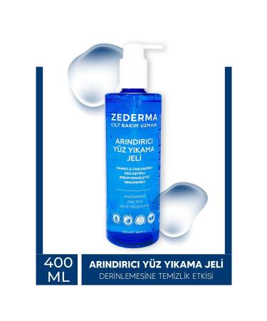 ZEDERMA Purifying Face Wash Gel 400 Ml. For Oily / Acne Prone & Sensitive Skin