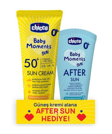 Chicco Sun Cream Spf 50+ 75ml & After Sun Cream 150ml