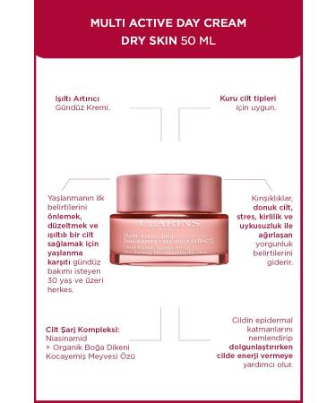 Clarins MULT ACTIVE DAY CREAM FOR DRY SK N 50 ML DEMBA5134