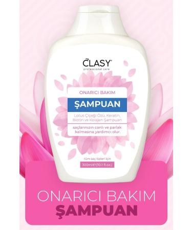 Clasy Care Lotus Flower Essence Repair Care Shampoo 300 mL