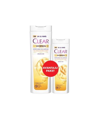 Clear Women Anti-Dandruff Shampoo Ginger Extract 350 ml + 180 ml
