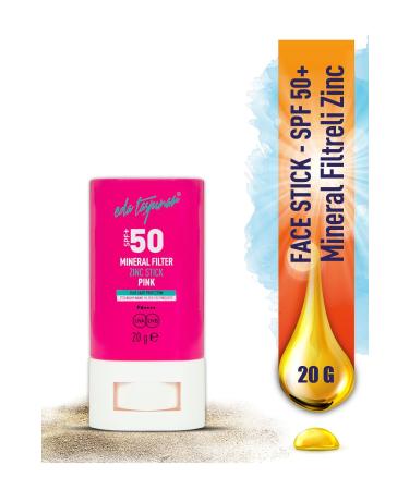 Eda Ta p nar SPF 50+ Mineral Filter Pink Zinc Stick (EGY0031)
