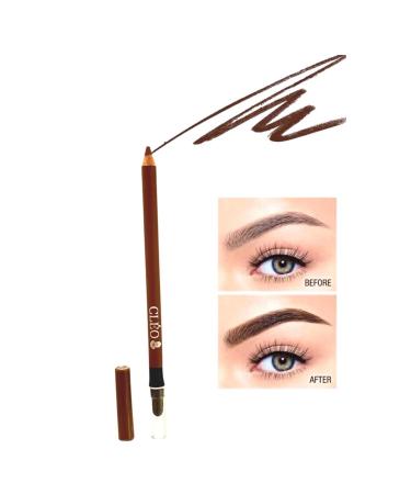 Cleo Cosmetics Waterproof Powder Eyebrow Shadow Providing a Natural Look (BROWN)