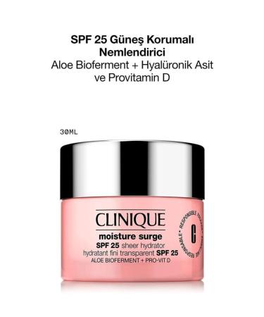 Clinique Moisture Surge SPF25 Soothing Moisturizer Revitalizing Skin Care S - Buy Online on GoSupps.com