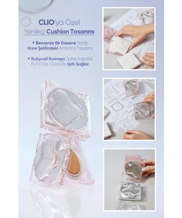 CLIO Intense Moisture and Shine Cushion Kill Cover High-glow Cushion Spf50 Pa (3 LINEN) - Buy Online on GoSupps.com