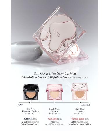 CLIO Intense Moisture and Shine Cushion Kill Cover High-glow Cushion Spf50 Pa (3 LINEN) - Buy Online on GoSupps.com