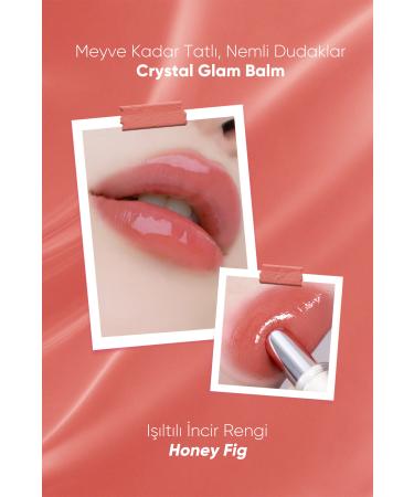 CLIO Intensely Pigmented and Shiny Lip Balm Crystal Glam Balm (06 HONEY FIG) - Buy Online on GoSupps.com