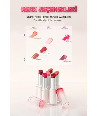 CLIO Intensely Pigmented and Shiny Lip Balm Crystal Glam Balm (06 HONEY FIG) - Buy Online on GoSupps.com