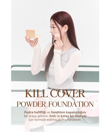 CLIO Lightweight Smooth Matte Finish Powder Foundation CLIO Kill Cover Powder Foundation (21N Linen) - Buy Online on GoSupps.com