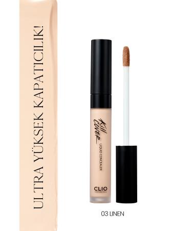 CLIO Long-Lasting Smooth Texture Concealer CLIO Kill Cover Liquid Concealer (03 Linen)