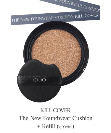 CLIO Permanent Concealer Cushion Kill Cover The New Foundation Cushion Refill (5 SAND) Spf50 Pa - Buy Online on GoSupps.com