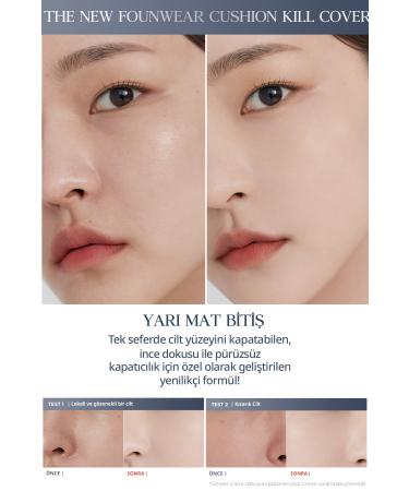 CLIO Permanent Concealer Cushion Kill Cover The New Foundation Cushion Refill (5 SAND) Spf50 Pa - Buy Online on GoSupps.com