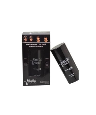 Color One Fibers Light Brown Volumizing Hair Fiber Light Brown 50 gr