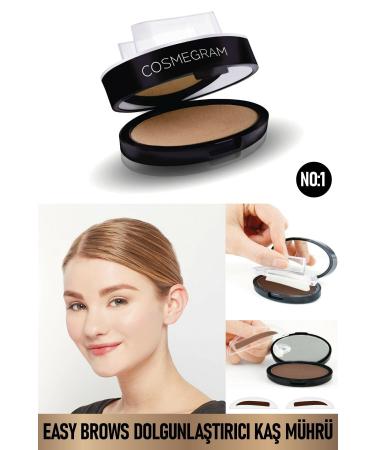 Cosmegram Easy Brows Brow Seal- Eyebrow Plumper No:1 Dark Brown