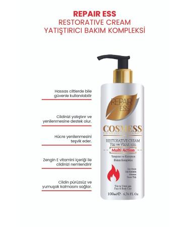 Cosmess Regenerating and Soothing Skin Cream for Burns 100ml - Buy Online on GoSupps.com