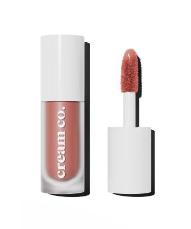 Cream Co. Glow Tint Soft Mocha 504 | Blush Lipstick Eyeshadow Makeup Moisturizer | Nude | Hyaluronic Acid Peptide