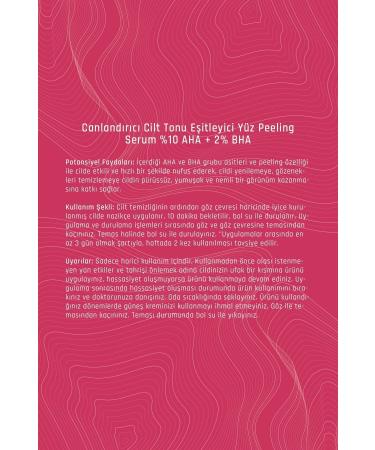 Beautynil's Revitalizing and Skin Tone Equalizing Peeling Skin Serum 30 ml 10% Aha & 2% Bha - Buy Online on GoSupps.com