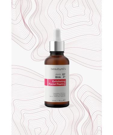 Beautynil's Revitalizing and Skin Tone Equalizing Peeling Skin Serum 30 ml 10% Aha & 2% Bha - Buy Online on GoSupps.com