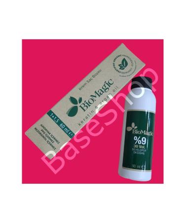 BioMagic Ammonia-Free Cream Hair Dye 60 ml 8.11 - Intense Ash Light Blonde 30vol Oxidant