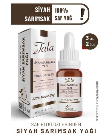 Tala Black Garlic Oil 0 Pure and Natural Cold Pressed 20 Ml - Buy Online on GoSupps.com