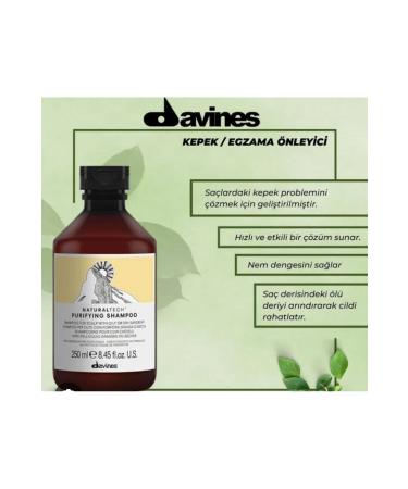 Davines Professional NATURALTECH PURIFYING SHAMPOO 250ML ForbeautyNesli "*5087