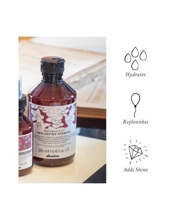 Davines REPLUMBING Antioxidant Moisture Shampoo That Gives Hair Elasticity 8.45 fl.oz COD.71266 BEAUTYSECRETSQ9