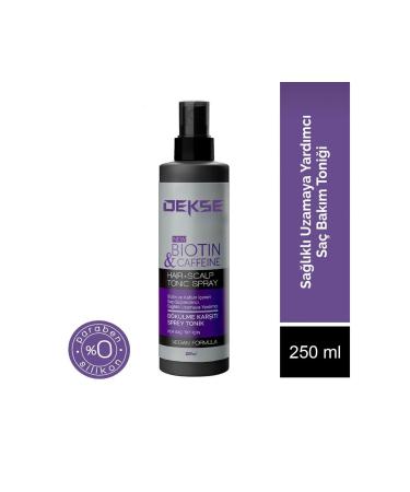 DEKSE Biotin and Caffeine Anti-Loss Hair Tonic Helps Fast Growth 250 ml