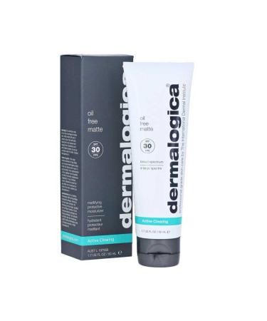 Dermalogica Oil Free Matte SPF 30 Sun Protection Mattifying Cream for Oily Skin 50ml