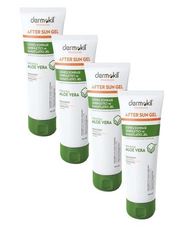 Dermokil DERMOKIL AFTER SUN COOLING AND RELAXING GEL 100ML X 4 PIECES