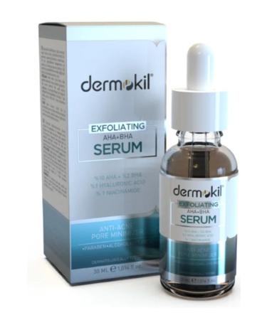 Dermokil Exfoliating Aha+Bha Niacinamide Serum for Acne and Pimple Skin 30 ml - Buy Online on GoSupps.com