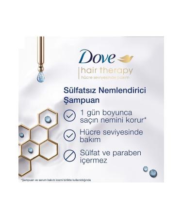 Dove Hair Therapy Hair Care Shampoo Hydration Spa 0% Sulphate 350 Ml N.Beauty94 - Buy Online on GoSupps.com