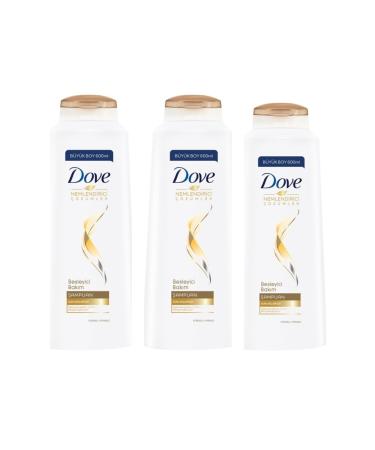 Dove Nourishing Care Shampoo 600 ml 3 Pieces