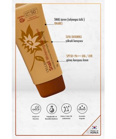 DR. CELLIO Brightening Effect Spf50 Pa Uva/uvb Sunscreen Cream Containing Snail Essence Made In Korea - Buy Online on GoSupps.com