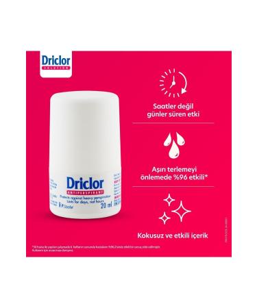 Driclor Anti Perspirant Roll On 20 ml X 2 Pieces - Buy Online on GoSupps.com