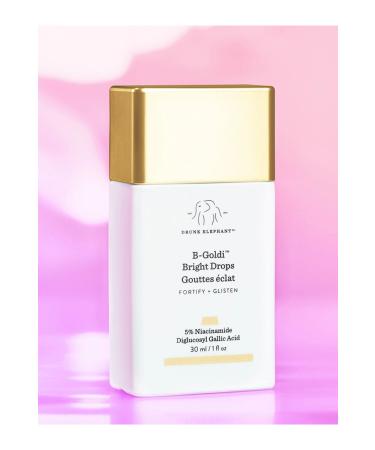 Drunk Elephant B-Goldi Bright Drops - Brightening and Barrier Strengthening Skin Serum with 5% Niacinamide 30 ml