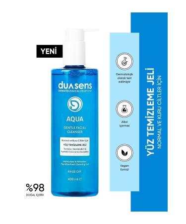 duasens Aqua - Skin Renewal Effective Cleansing Gel for Normal and Dry Skin 400 ml