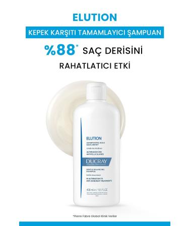 Ducray Elution Follow-on Shampoo 400 ml - Buy Online on GoSupps.com