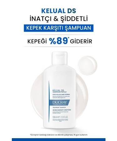 Ducray Kelual DS Anti-Scaling Flaking and Intensive Dandruff Care Shampoo 100ml - Buy Online on GoSupps.com